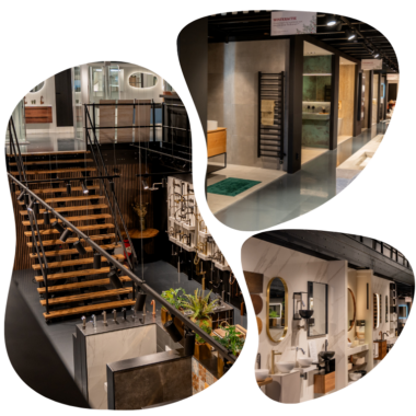 Middag badkamers en tegels showroom Onze showroom